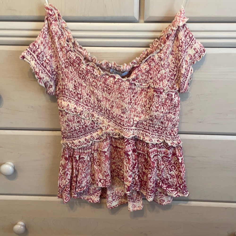 off the shoulder blouse